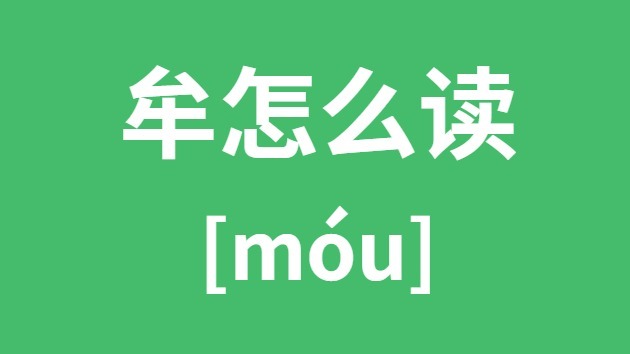 牟怎样读