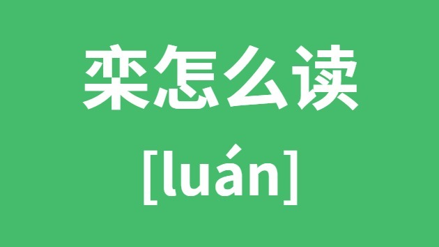 栾怎样读