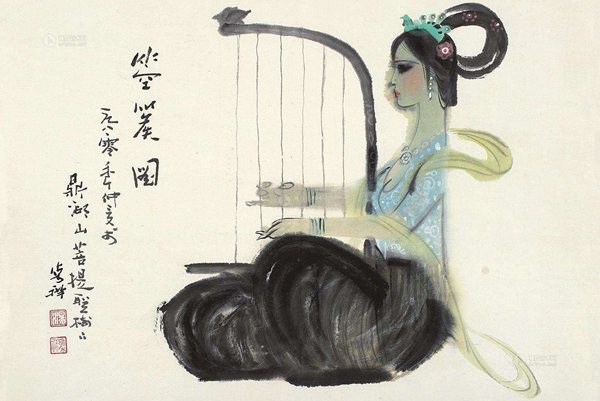箜篌怎样读,箜篌是甚么意义,箜篌与竖琴的辨别