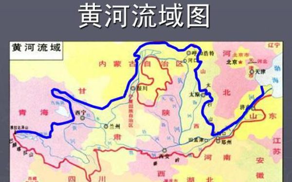 黄河道域图