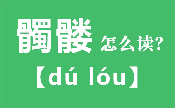 髑髅怎样读,髑髅的拼音,髑髅是甚么意义
