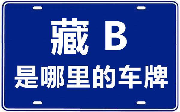 藏B是那里的车商标,昌都的车商标是藏甚么