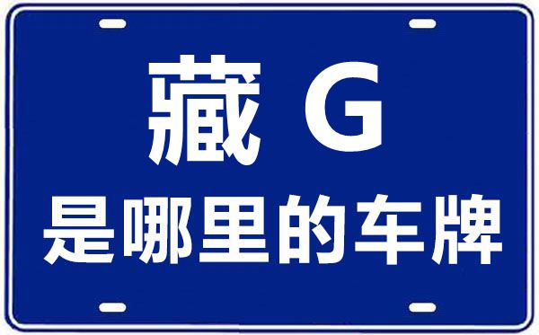 藏G是那里的车商标,林芝的车商标是藏甚么