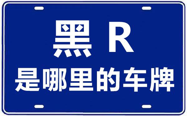 黑R是那里的车商标,黑龙江农垦体系是城镇户口仍是乡村户口