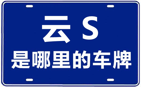 云S是那里的车商标,临沧的车商标是云甚么