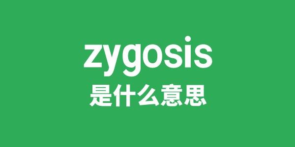 zygosis是甚么意义