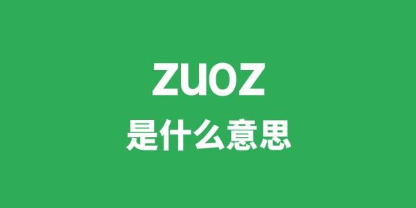 zuoz是甚么意义