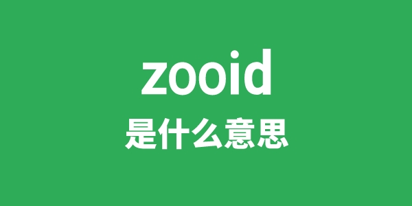 zooid是甚么意义