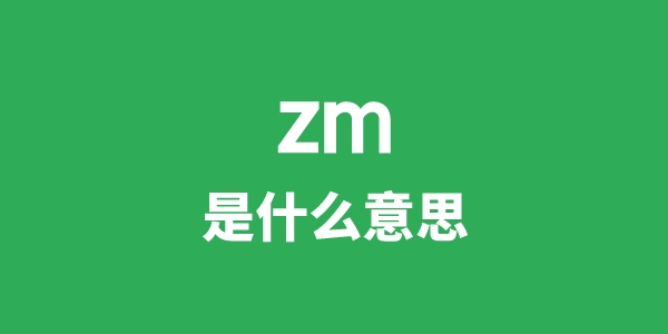 zm是甚么意义