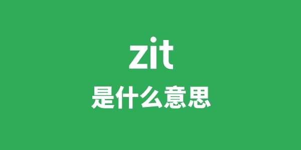 zit是甚么意义