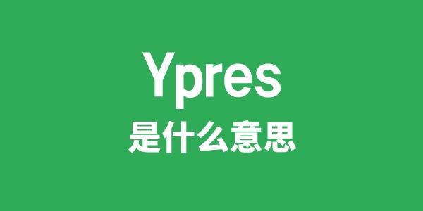 Ypres是甚么意义