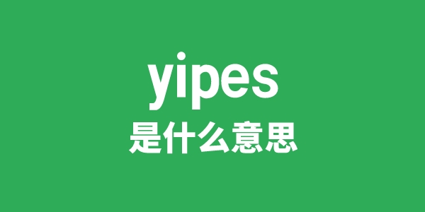 yipes是甚么意义