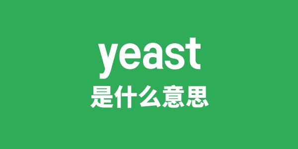 yeast是甚么意义