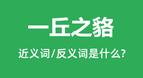 难兄难弟的近义词和反义词是甚么,难兄难弟是甚么意义
