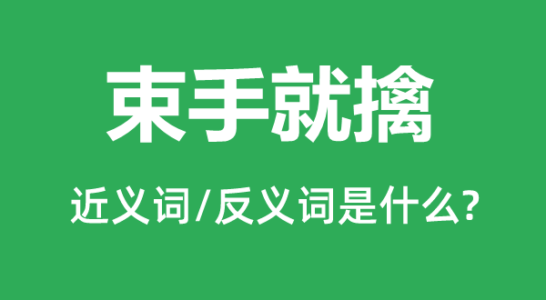 负嵎顽抗的近义词和反义词是甚么,负嵎顽抗是甚么意义