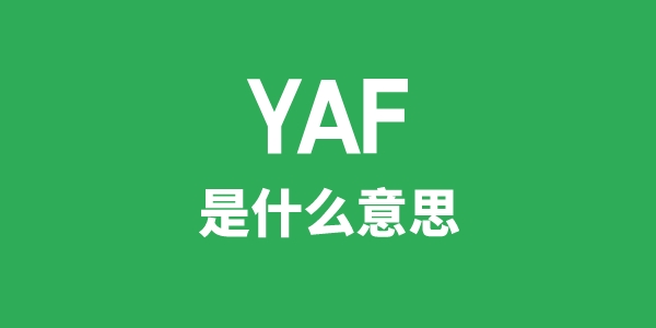 YAF是甚么意义