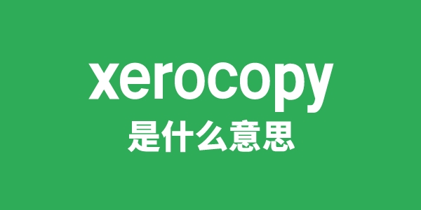 xerocopy是甚么意义