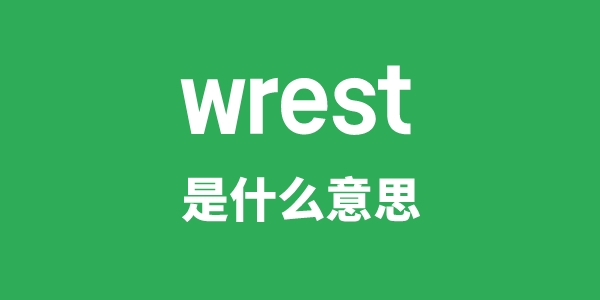 wrest是甚么意义