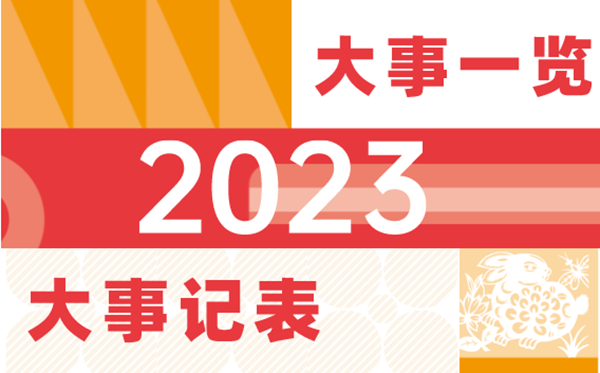 2023年大事务一览,2023大事记表,2023大事时辰轴