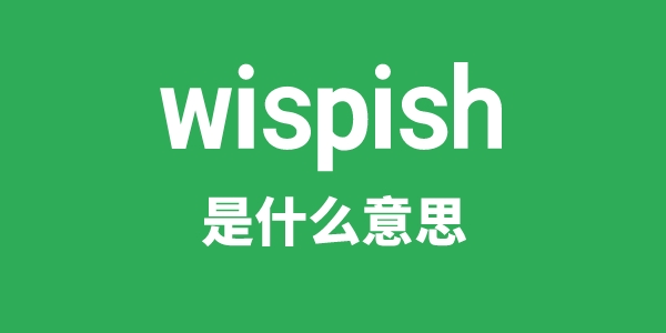 wispish是甚么意义