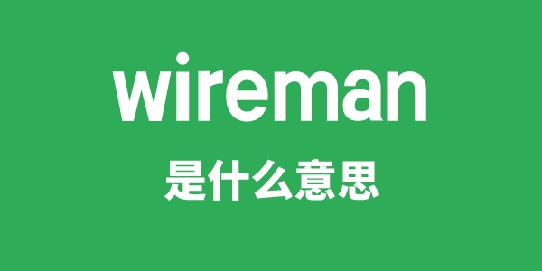 wireman是甚么意义
