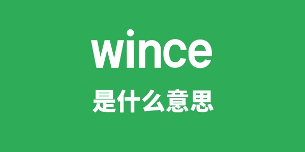 wince是甚么意义