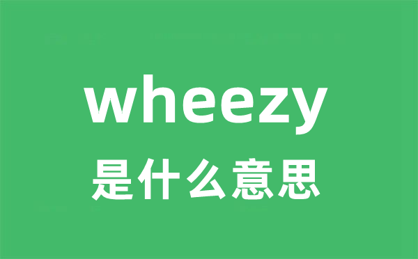 wheezy是甚么意义