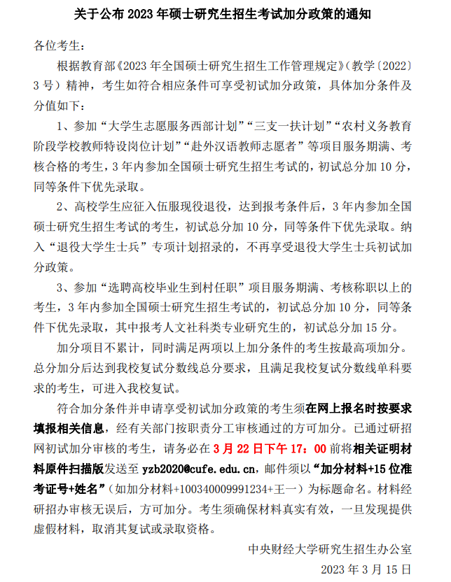 2023年中间财经大学研讨生分数线,中间财经大学考研分数线（含2022-2023年）