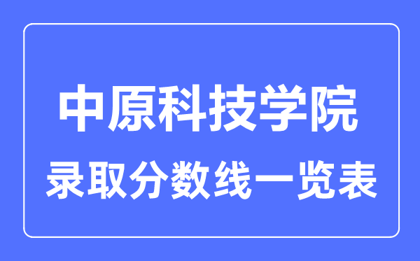 2023年高考几多分能上华夏科技学院？附各省登科分数线