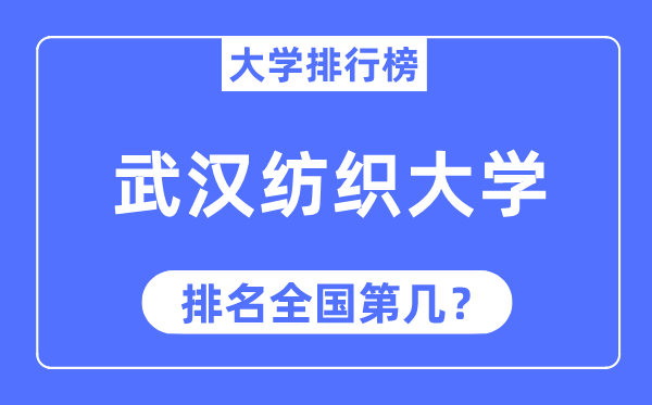 2023年优游纺织大学排名,最新天下排名第几