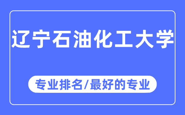 辽宁煤油化工大学专业排名,辽宁煤油化工大学最好的专业有哪些