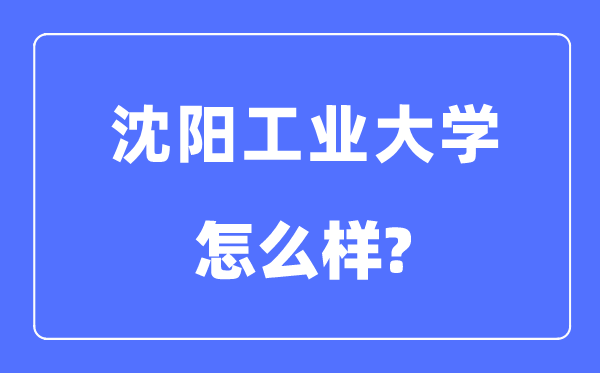 沈阳产业大学是几本一本仍是二本,沈阳产业大学怎样样?