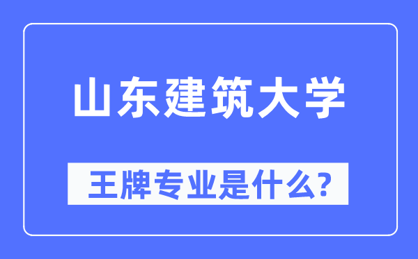山东优游大学王牌专业是甚么,有哪些专业比拟好？