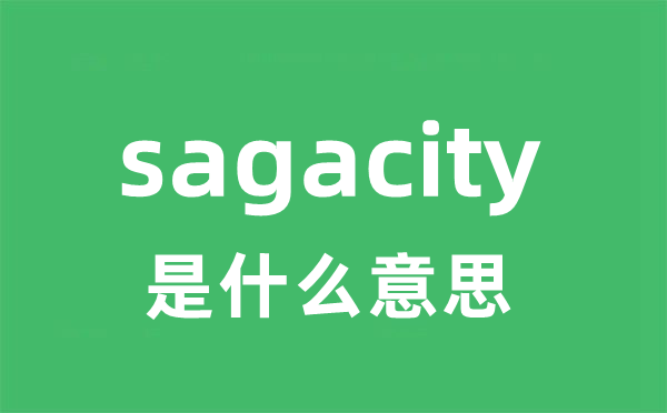 sagacity是甚么意义