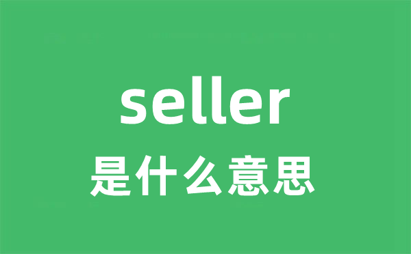 seller是甚么意义
