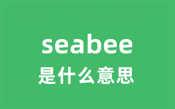 seabee是甚么意义