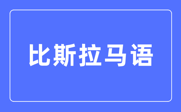 比斯拉马语专业首要学甚么,比斯拉马语专业的失业标的目的和远景阐发