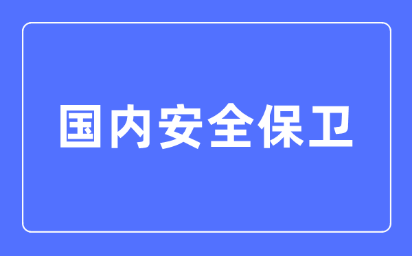 国际宁静保卫专业首要学甚么,国际宁静保卫专业的失业标的目的和远景阐发