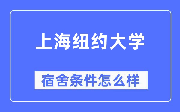 上海纽约大学宿舍前提怎样样,有空协调自力洗手间吗?(附宿舍图片)