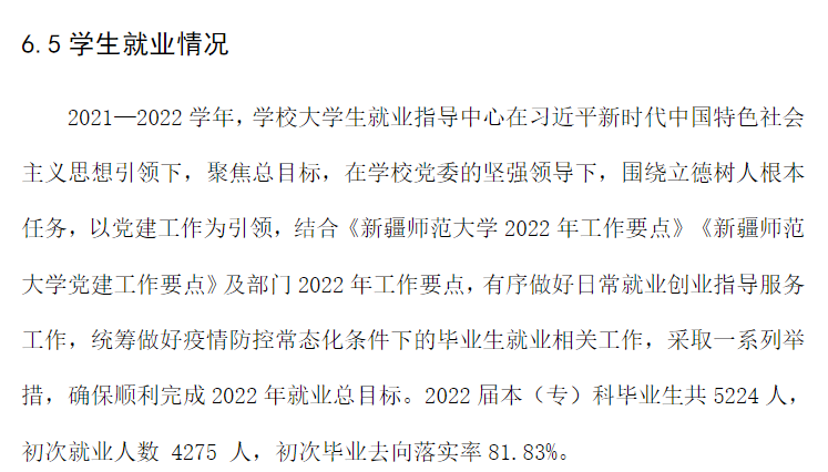 新疆师范大学失业率及失业远景怎样样,好失业吗?