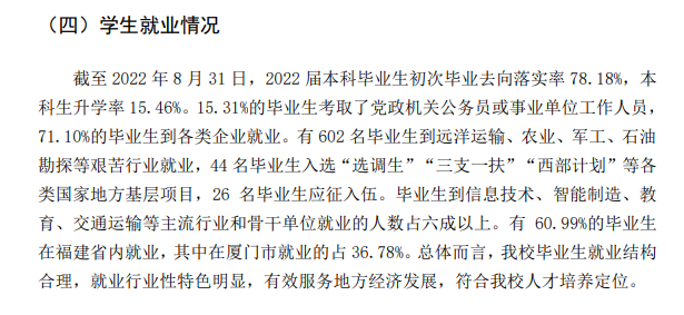 集美大学失业率及失业远景怎样样,好失业吗？