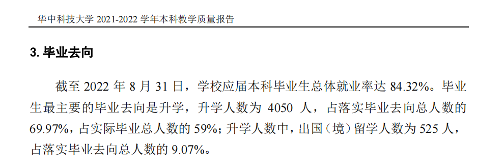 华中科技大学失业率及失业远景怎样样,好失业吗？