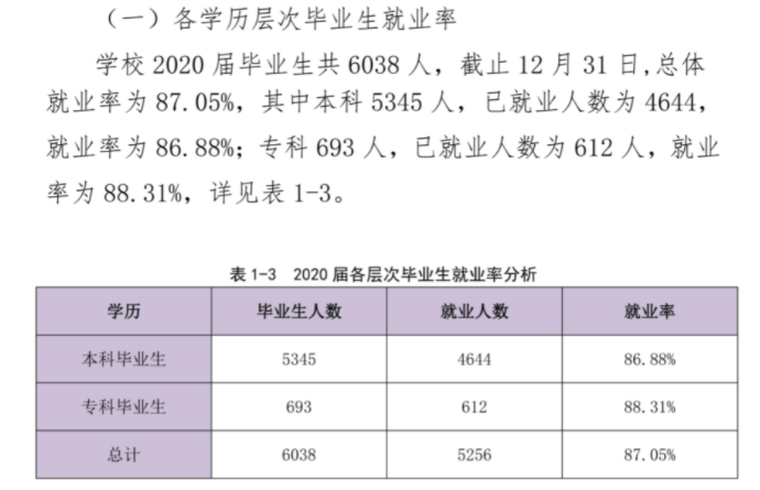 重庆都会科技学院失业率及失业远景怎样样,好失业吗？