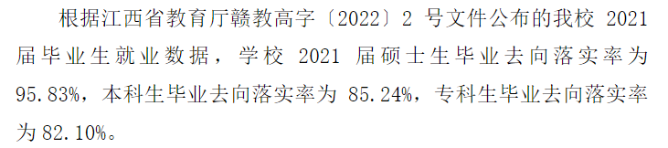 赣南医学院失业率及失业远景怎样样,好失业吗？