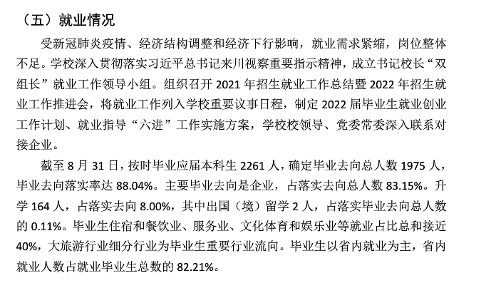 四川游览学院失业率及失业远景怎样样,好失业吗？