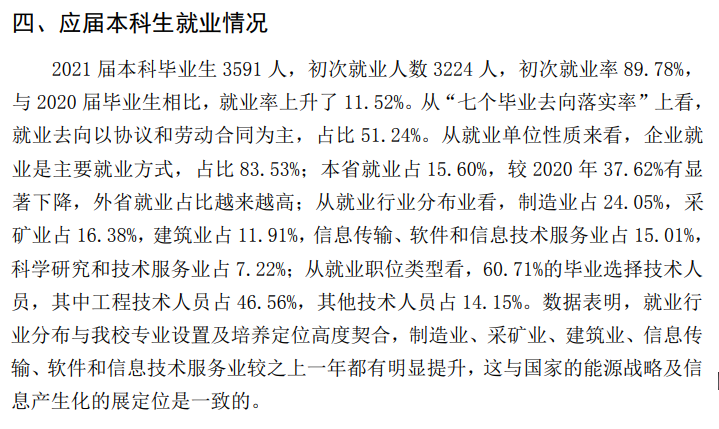 西南煤油大学失业率及失业远景怎样样,好失业吗？