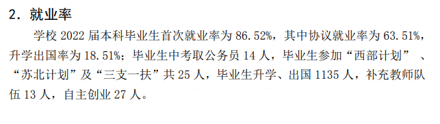 盐城工学院失业率及失业远景怎样样,好失业吗？