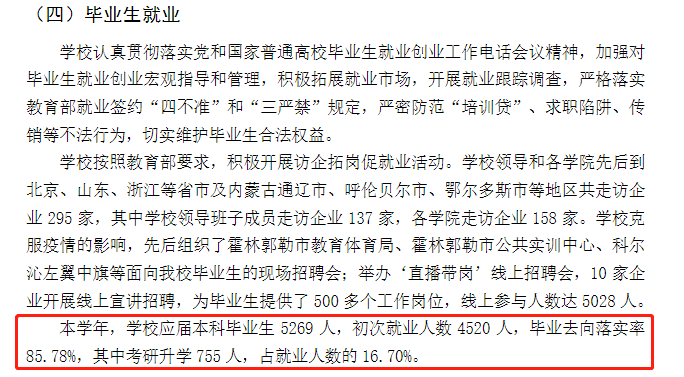 内蒙古民族大学失业率及失业远景怎样样,好失业吗？