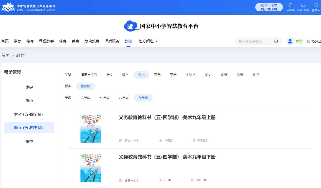 鲁教版九年级下册美术电子讲义讲义(五四学制)