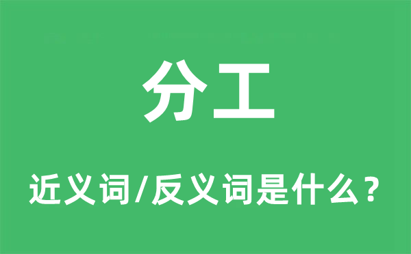 合作的近义词和反义词是甚么,合作是甚么意义
